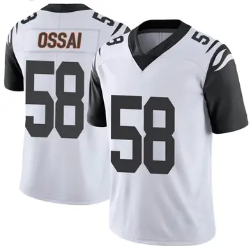 Nike Joseph Ossai Men's Limited Cincinnati Bengals White Color Rush Vapor Untouchable Jersey