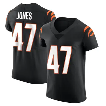 Nike Keandre Jones Men's Elite Cincinnati Bengals Black Team Color Vapor Untouchable Jersey