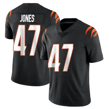 Nike Keandre Jones Men's Limited Cincinnati Bengals Black Team Color Vapor Untouchable Jersey
