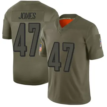 Nike Keandre Jones Men's Limited Cincinnati Bengals Camo 2019 Salute to Service Jersey