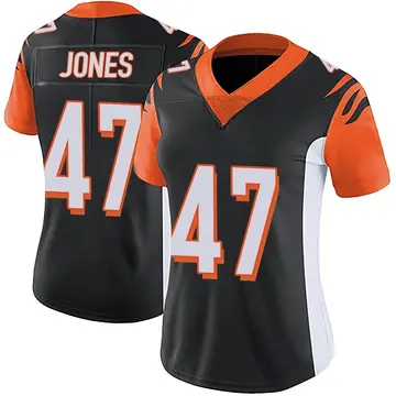 Nike Keandre Jones Women's Limited Cincinnati Bengals Black Team Color Vapor Untouchable Jersey