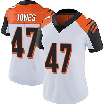 Nike Keandre Jones Women's Limited Cincinnati Bengals White Vapor Untouchable Jersey