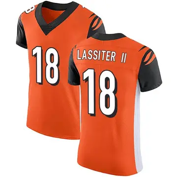 Nike Kwamie Lassiter II Men's Elite Cincinnati Bengals Orange Alternate Vapor Untouchable Jersey