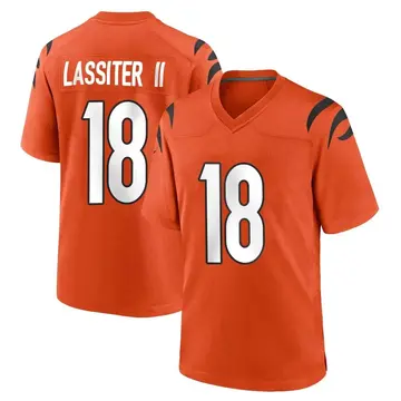 Nike Kwamie Lassiter II Men's Game Cincinnati Bengals Orange Jersey