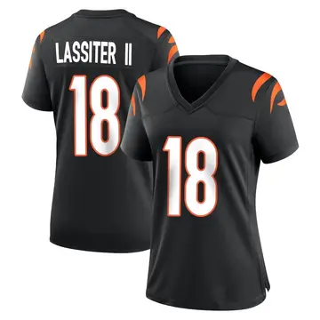 Nike Kwamie Lassiter II Women's Game Cincinnati Bengals Black Team Color Jersey