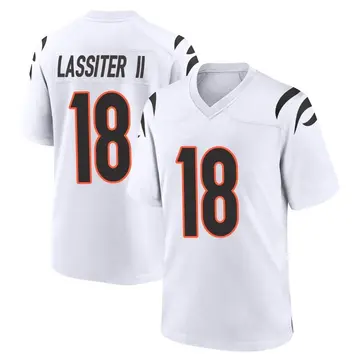 Nike Kwamie Lassiter II Youth Game Cincinnati Bengals White Jersey