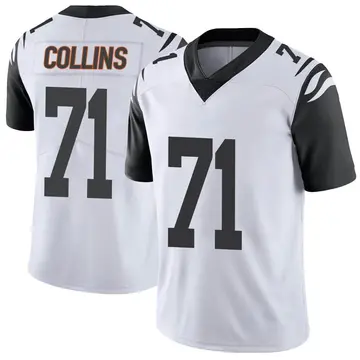 Nike La'el Collins Men's Limited Cincinnati Bengals White Color Rush Vapor Untouchable Jersey