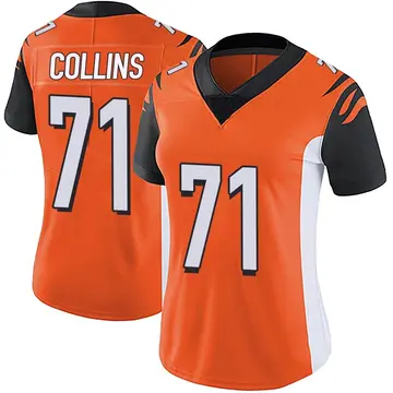 Nike La'el Collins Women's Limited Cincinnati Bengals Orange Vapor Untouchable Jersey