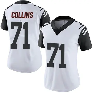 Nike La'el Collins Women's Limited Cincinnati Bengals White Color Rush Vapor Untouchable Jersey