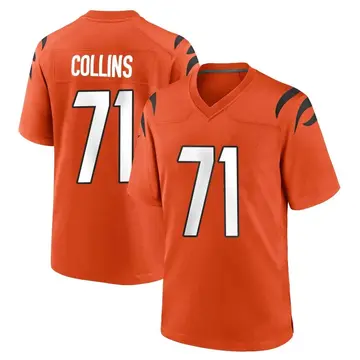 Nike La'el Collins Youth Game Cincinnati Bengals Orange Jersey