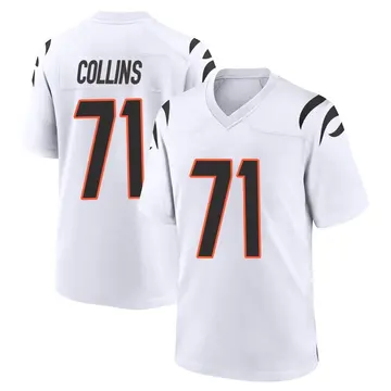 Nike La'el Collins Youth Game Cincinnati Bengals White Jersey