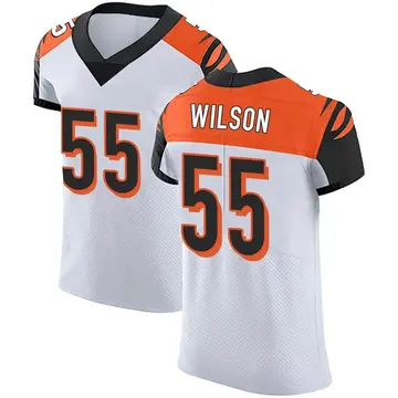 Nike Logan Wilson Men's Elite Cincinnati Bengals White Vapor Untouchable Jersey
