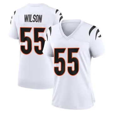 Nike Logan Wilson Women's Game Cincinnati Bengals White Jersey