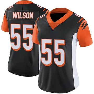 Nike Logan Wilson Women's Limited Cincinnati Bengals Black Team Color Vapor Untouchable Jersey