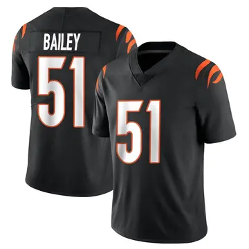 Nike Markus Bailey Men's Limited Cincinnati Bengals Black Team Color Vapor Untouchable Jersey