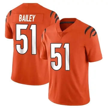 Nike Markus Bailey Men's Limited Cincinnati Bengals Orange Vapor Untouchable Jersey