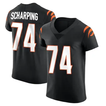 Nike Max Scharping Men's Elite Cincinnati Bengals Black Team Color Vapor Untouchable Jersey