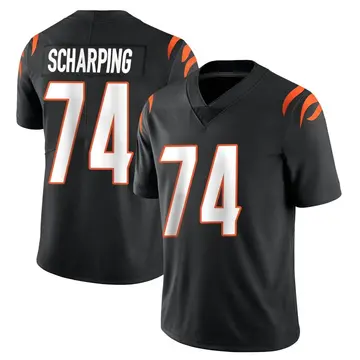 Nike Max Scharping Men's Limited Cincinnati Bengals Black Team Color Vapor Untouchable Jersey