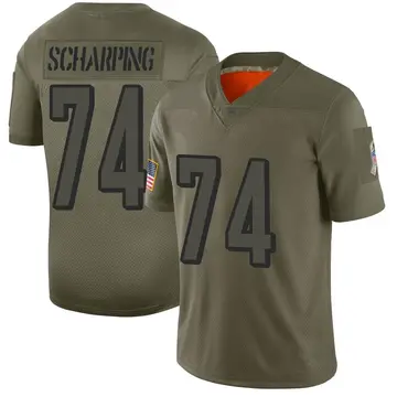 Nike Max Scharping Men's Limited Cincinnati Bengals Camo 2019 Salute to Service Jersey