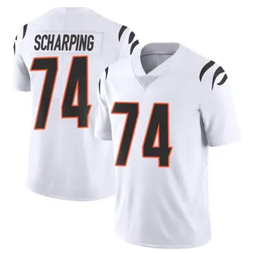 Nike Max Scharping Men's Limited Cincinnati Bengals White Vapor Untouchable Jersey