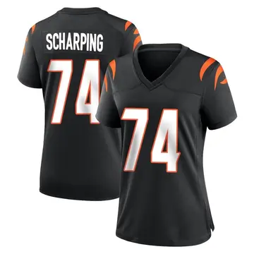 Nike Max Scharping Women's Game Cincinnati Bengals Black Team Color Jersey