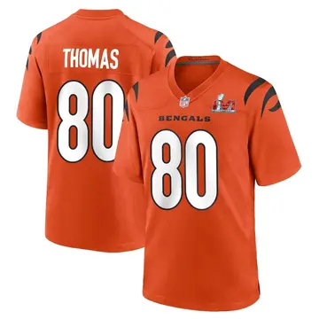 Nike Mike Thomas Men's Game Cincinnati Bengals Orange Super Bowl LVI Bound Jersey