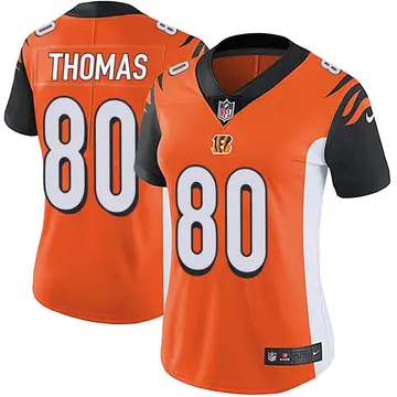 Nike Mike Thomas Women's Limited Cincinnati Bengals Orange Vapor Untouchable Jersey