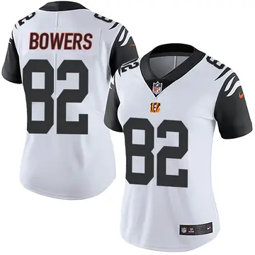 Nike Nick Bowers Women's Limited Cincinnati Bengals White Color Rush Vapor Untouchable Jersey