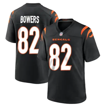 Nike Nick Bowers Youth Game Cincinnati Bengals Black Team Color Jersey