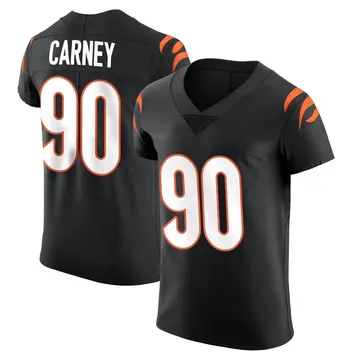 Nike Owen Carney Men's Elite Cincinnati Bengals Black Team Color Vapor Untouchable Jersey