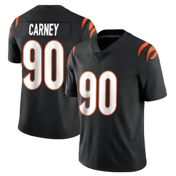 Nike Owen Carney Men's Limited Cincinnati Bengals Black Team Color Vapor Untouchable Jersey