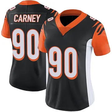 Nike Owen Carney Women's Limited Cincinnati Bengals Black Team Color Vapor Untouchable Jersey