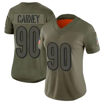 Nike Owen Carney Women's Limited Cincinnati Bengals Camo 2019 Salute to Service Jersey