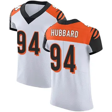 Nike Sam Hubbard Men's Elite Cincinnati Bengals White Vapor Untouchable Jersey