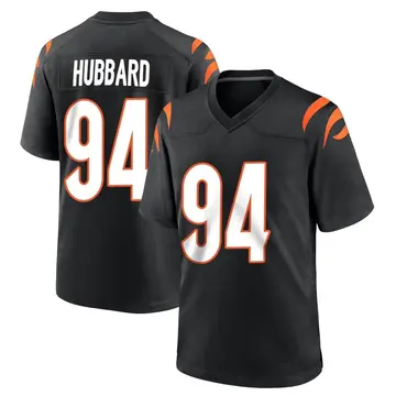 Nike Sam Hubbard Men's Game Cincinnati Bengals Black Team Color Jersey