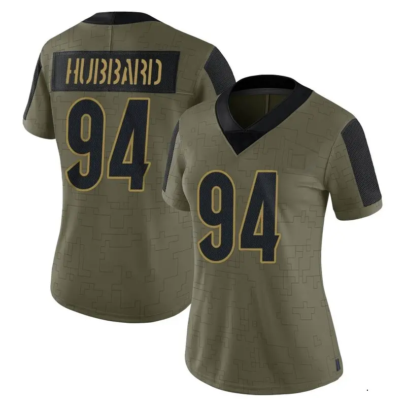 Nike Sam Hubbard Women's Limited Cincinnati Bengals Olive 2021 Salute To Service Jersey