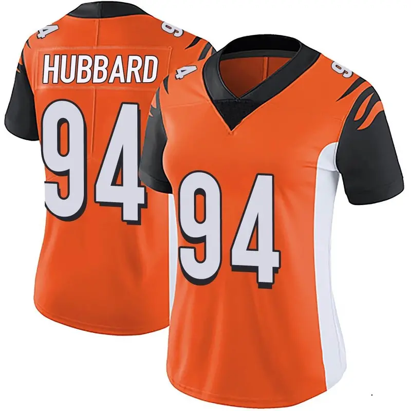 Nike Sam Hubbard Women's Limited Cincinnati Bengals Orange Vapor Untouchable Jersey