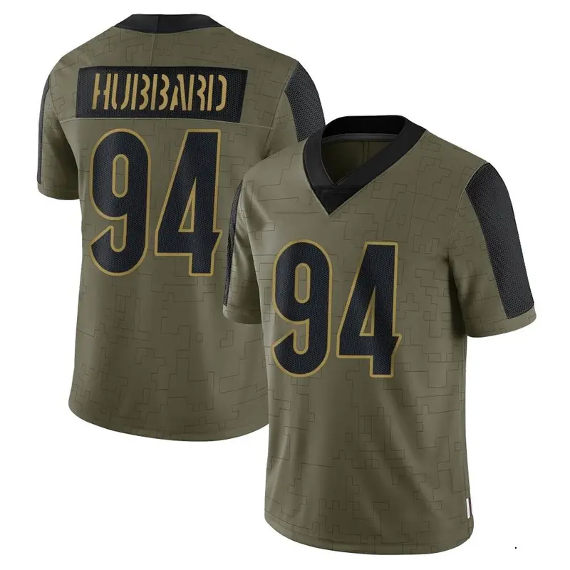 Nike Sam Hubbard Youth Limited Cincinnati Bengals Olive 2021 Salute To Service Jersey