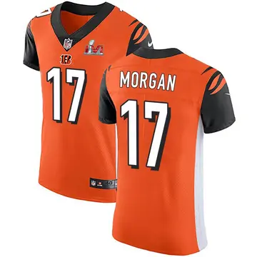 Nike Stanley Morgan Men's Elite Cincinnati Bengals Orange Alternate Vapor Untouchable Super Bowl LVI Bound Jersey