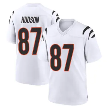 Nike Tanner Hudson Men's Game Cincinnati Bengals White Jersey