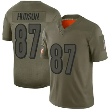 Nike Tanner Hudson Men's Limited Cincinnati Bengals Camo 2019 Salute to Service Jersey