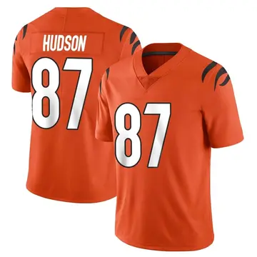 Nike Tanner Hudson Men's Limited Cincinnati Bengals Orange Vapor Untouchable Jersey