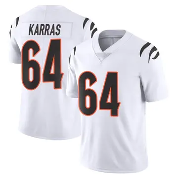 Nike Ted Karras Youth Limited Cincinnati Bengals White Vapor Untouchable Jersey