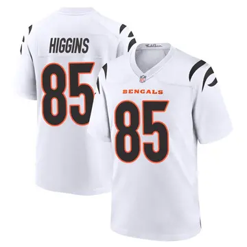 Nike Tee Higgins Men's Game Cincinnati Bengals White Jersey
