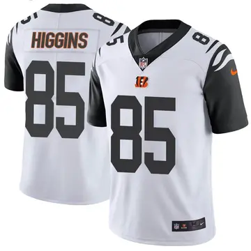 Nike Tee Higgins Men's Limited Cincinnati Bengals White Color Rush Vapor Untouchable Jersey