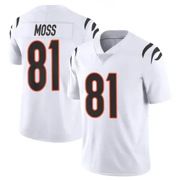Nike Thaddeus Moss Men's Limited Cincinnati Bengals White Vapor Untouchable Jersey