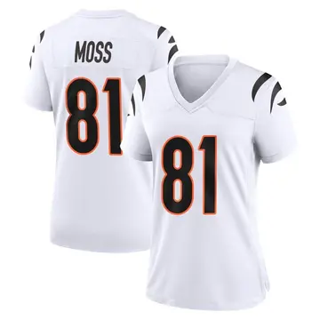 Nike Thaddeus Moss Women's Game Cincinnati Bengals White Jersey