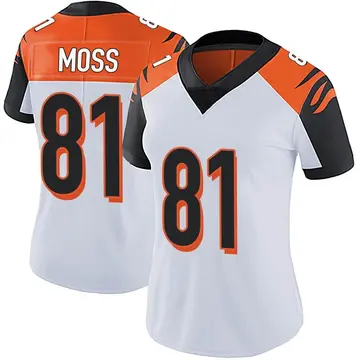 Nike Thaddeus Moss Women's Limited Cincinnati Bengals White Vapor Untouchable Jersey