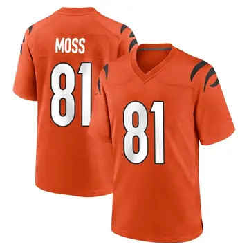 Nike Thaddeus Moss Youth Game Cincinnati Bengals Orange Jersey