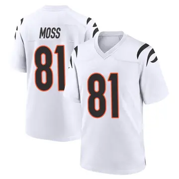 Nike Thaddeus Moss Youth Game Cincinnati Bengals White Jersey
